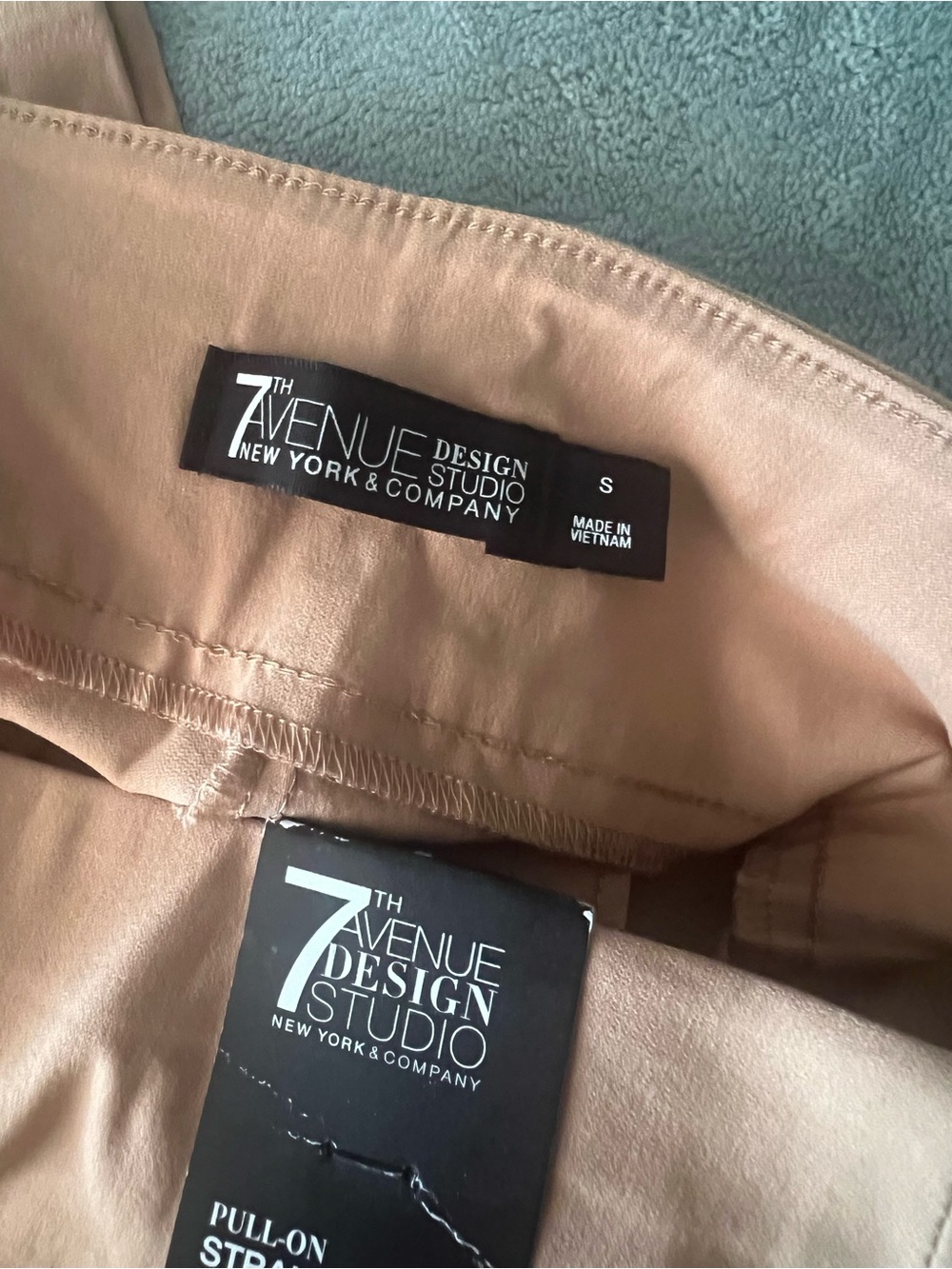 New York & Company Taupe Pull-On Trousers